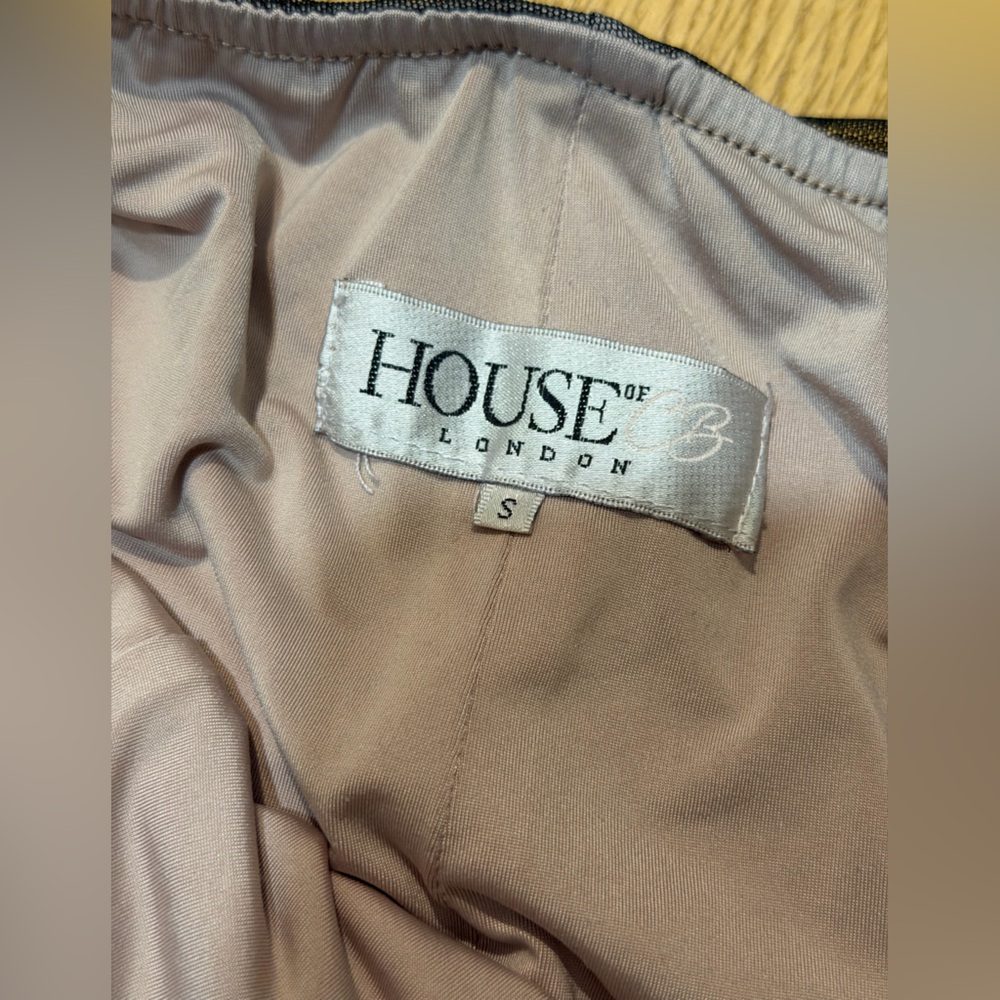 House Of Cb Leonela Skirt Ruched Mesh Small - Picture 6 of 7